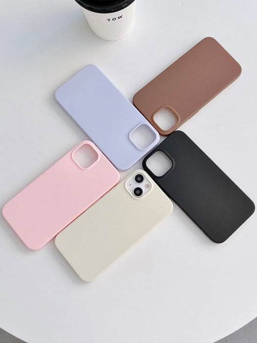 Covers para teléfono sólido Apple Pink de 3 piezas compatible con iPhone - Quierox - Tienda Online