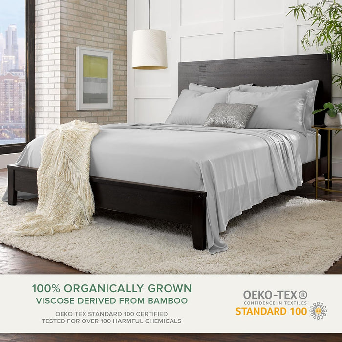Cozy comfort Sábanas Queen de bambú puro, viscosa 100 % orgánica genuina - Quierox - Tienda Online