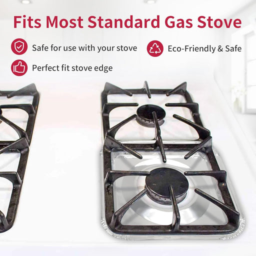 Cozzivita 50 cubiertas de aluminio para quemadores de estufa de gas - Quierox - Tienda Online