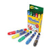 Crayola Ventana Lavable Crayones, 5 Count, Rojo,Azul,Negro,Verde,Amarillo - Quierox - Tienda Online