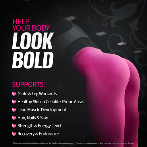 Creatina para mujeres – Suplemento de construcción de glúteos con colágeno y BCAA - Quierox - Tienda Online