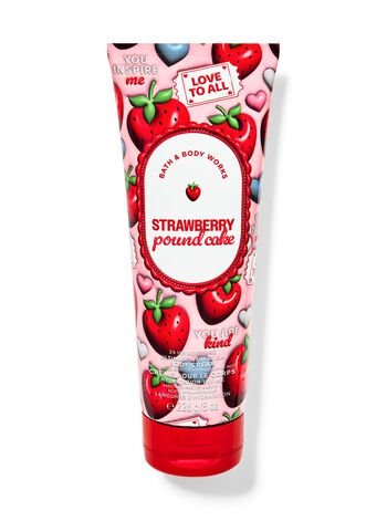 Crema corporal hidratante definitiva Bath & Body Works sabor pastel de fresa - Quierox - Tienda Online