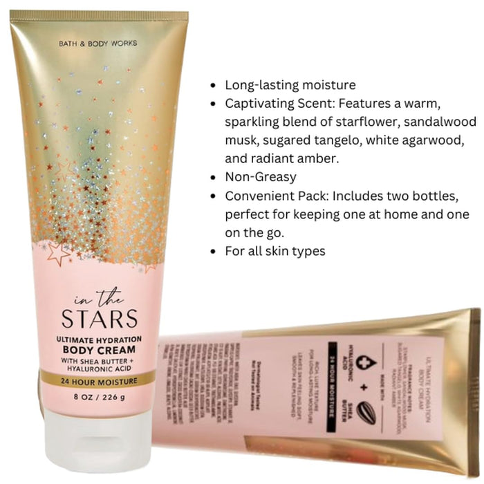 Crema corporal ultra con karité In The Stars de Bath and Body Works, 8 onzas - Quierox - Tienda Online