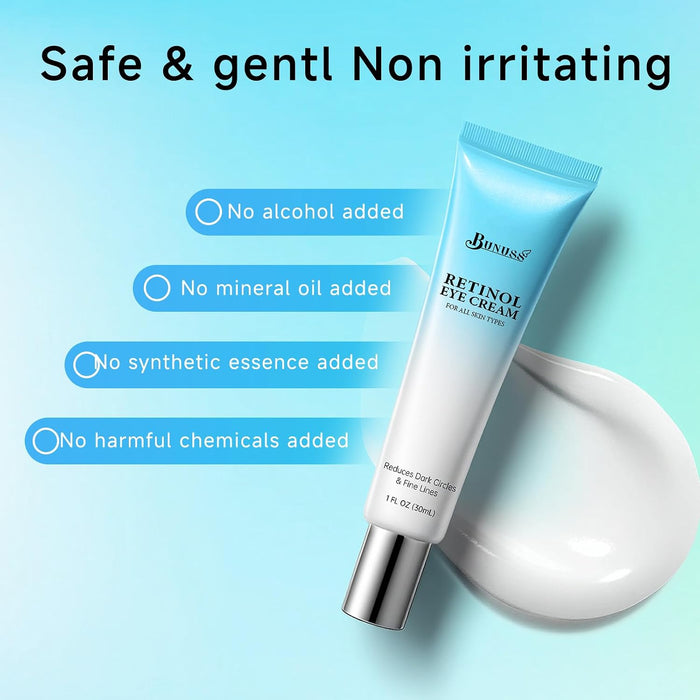 Crema de ojos con retinol para ojeras, hinchazón, antienvejecimiento - Quierox - Tienda Online
