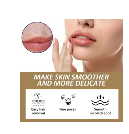 Crema depilatoria facial con aceite de coco, crema suave para el cuerpo, para labio superior - Quierox - Tienda Online