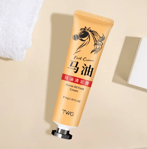 Crema reparadora de pies y manos, aceite de caballo caliente, hidratante para el cuidado de la piel del pie - Quierox - Tienda Online