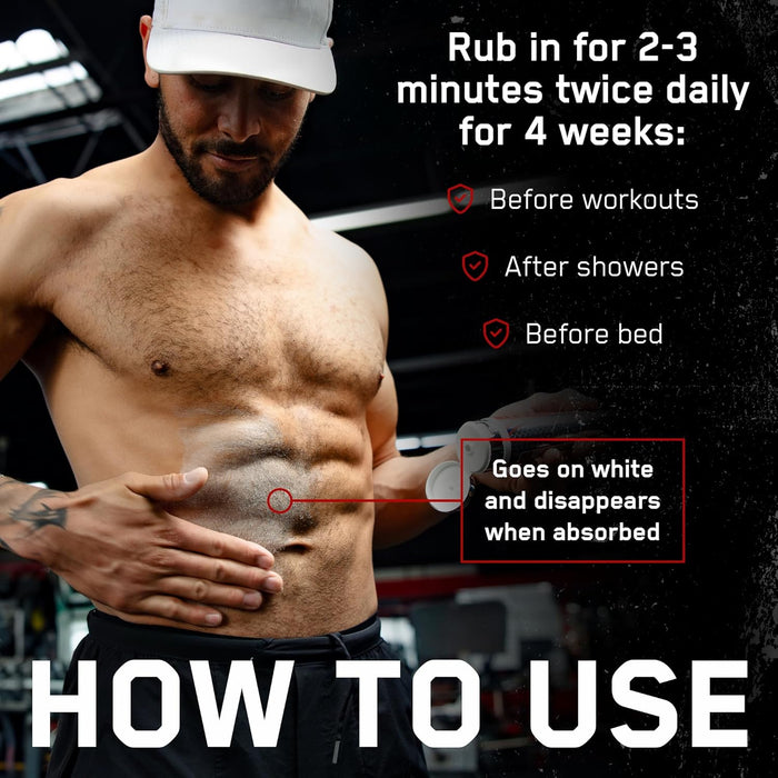 Crema SteelFit Abdominales de acero, crema de definición máxima con 5% de Coaxel - Quierox - Tienda Online