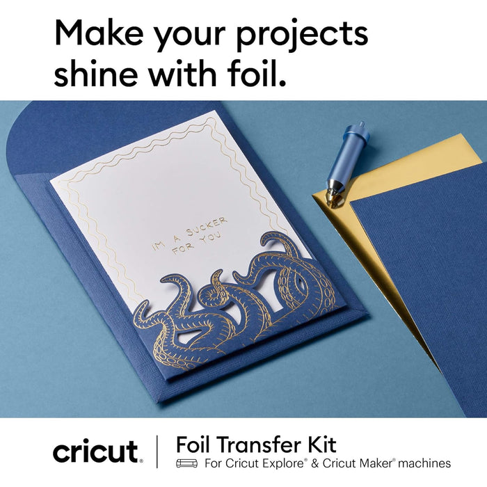 Cricut Kit de transferencia de papel de aluminio, 3 puntas: fino, mediano y audaz - Quierox - Tienda Online