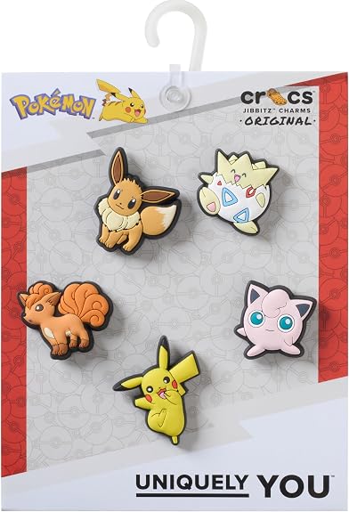 Crocs paquete de 5 accesorios para zapatos de Pokemon - Quierox - Tienda Online