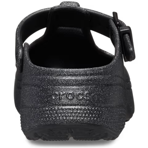 Crocs Zueco clásico Mary Jane con purpurina