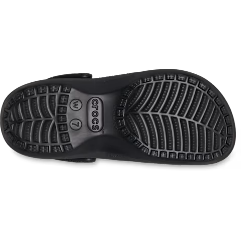 Crocs Zueco clásico con plataforma y purpurina para mujer