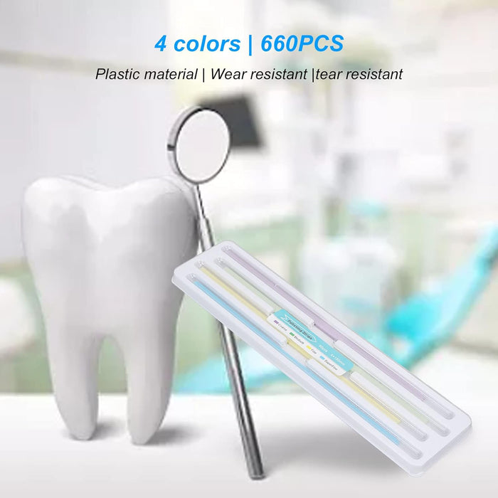Cryfokt Tiras de pulido dental, 1 unidad, 4 colores - Quierox - Tienda Online