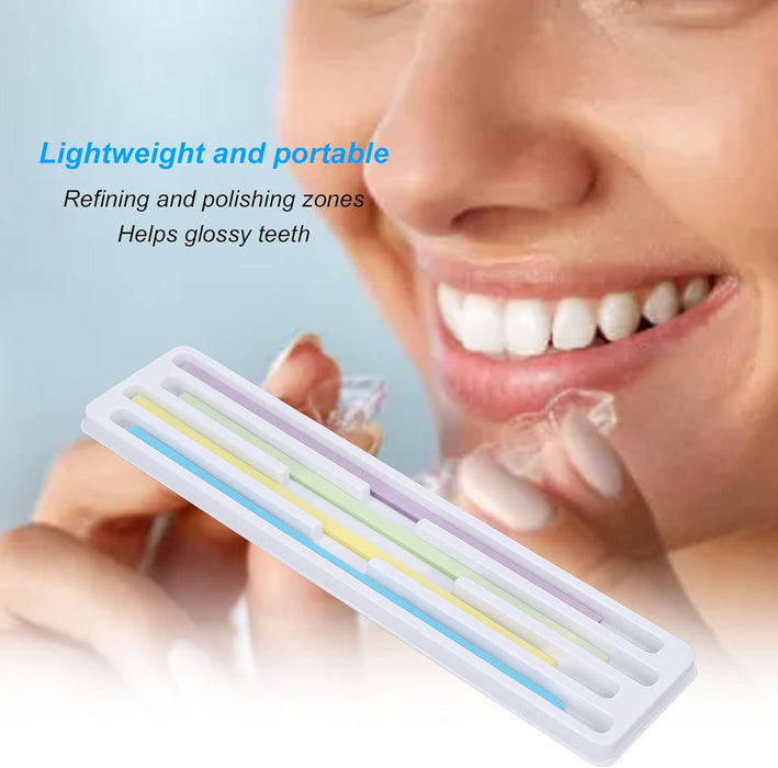 Cryfokt Tiras de pulido dental, 1 unidad, 4 colores - Quierox - Tienda Online