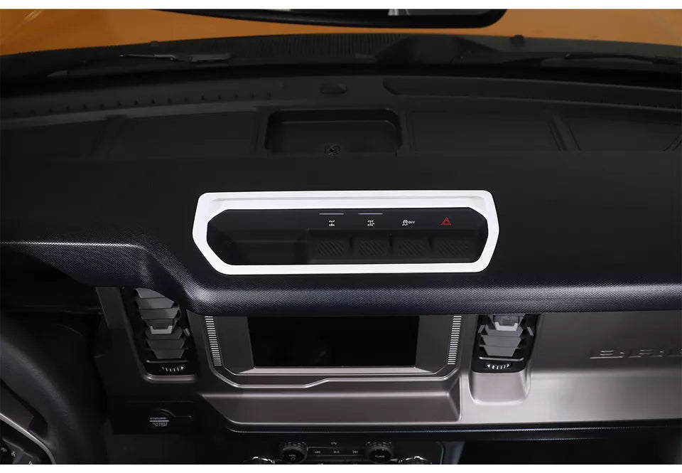 Cubierta del panel de control diferencial de consola blanca para Ford Bronco 21 - 2023 - Quierox - Tienda Online