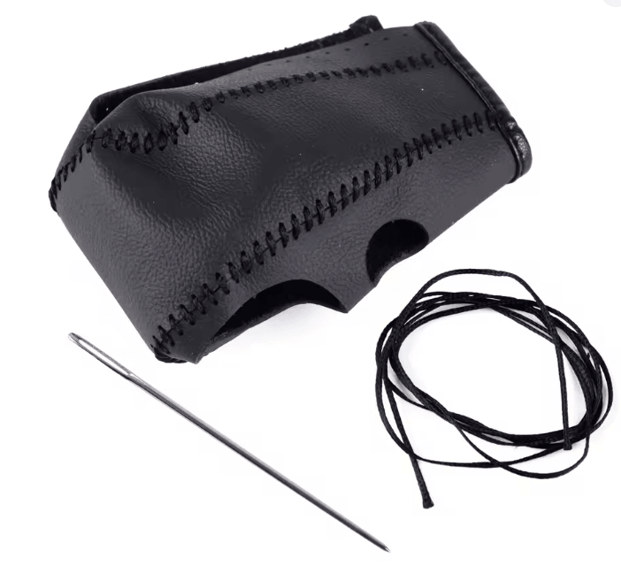 Cubierta para pomo de cambio de marchas de PU negra cosida a mano, para Honda - Quierox - Tienda Online
