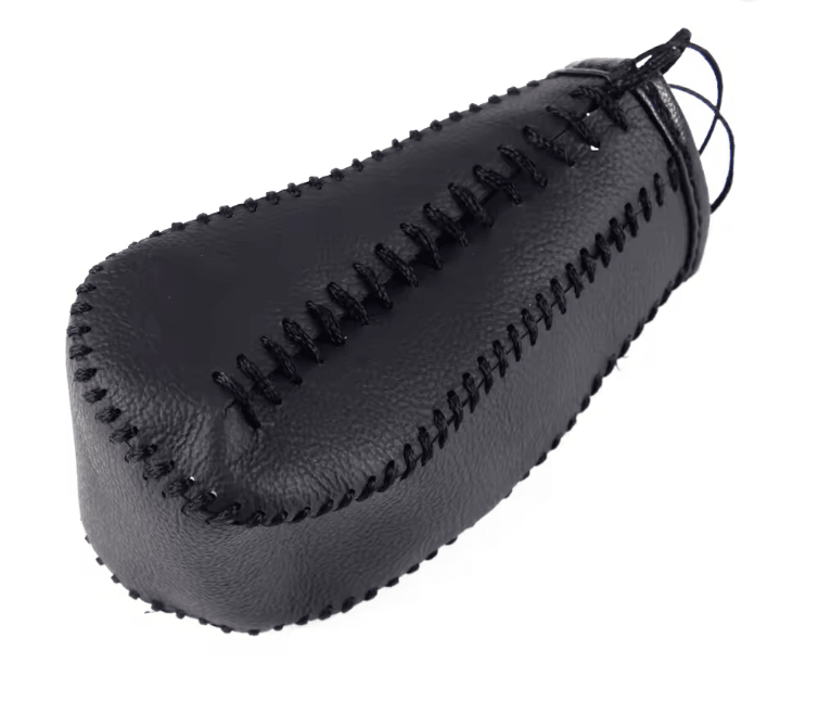 Cubierta para pomo de cambio de marchas de PU negra cosida a mano, para Honda - Quierox - Tienda Online