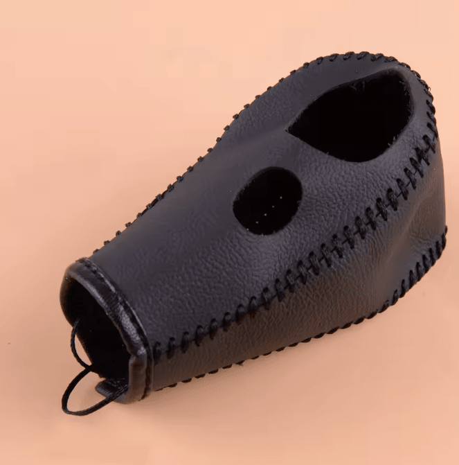 Cubierta para pomo de cambio de marchas de PU negra cosida a mano, para Honda - Quierox - Tienda Online