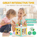 Cubo de actividades de madera Airlab, juguetes Montessori para bebés de 1, 2 y 3 años - Quierox - Tienda Online