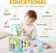 Cubo de actividades de madera Airlab, juguetes Montessori para bebés de 1, 2 y 3 años - Quierox - Tienda Online