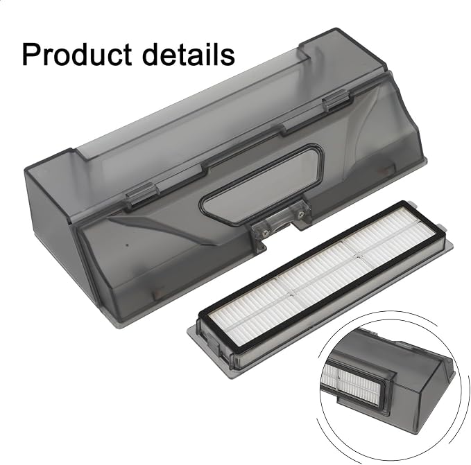 Cubo de basura con filtro D9/D9 para Pro/D9 para Max/L9/para L10...para aspiradora robótica - Quierox - Tienda Online