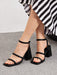 CUCCOO BIZCHIC Zapatos minimalistas de mujer con tira al tobillo de piel sintética - Quierox - Tienda Online