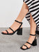 CUCCOO BIZCHIC Zapatos minimalistas de mujer con tira al tobillo de piel sintética - Quierox - Tienda Online