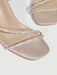 CUCCOO SZL Zapatos de mujer de tacón grueso con decoración de pedrería - Quierox - Tienda Online