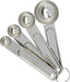 Cucharas de medir acero inoxidable, Set de 4, Plateado - Quierox - Tienda Online