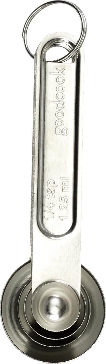 Cucharas de medir acero inoxidable, Set de 4, Plateado - Quierox - Tienda Online