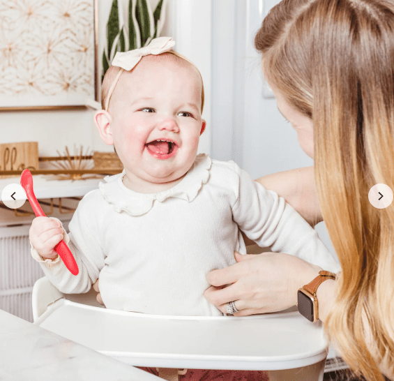 Cucharas de silicona para bebés de etapa 1 - Quierox - Tienda Online