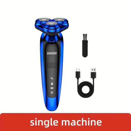 Cuchilla de afeitar giratoria 3D para hombre - Recargable por USB - Quierox - Tienda Online