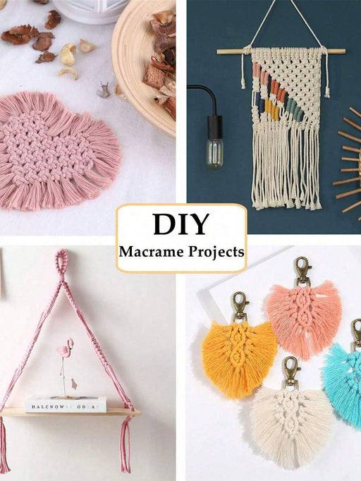 Cuerda de macramé de 1 mm x 100 m, hilo natural grueso, cuerda trenzada sintética - Quierox - Tienda Online