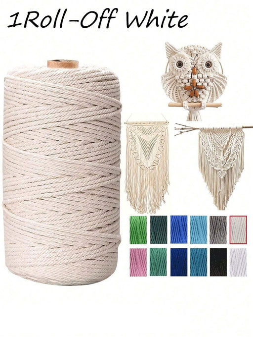 Cuerda de macramé de 1 mm x 100 m, hilo natural grueso, cuerda trenzada sintética - Quierox - Tienda Online