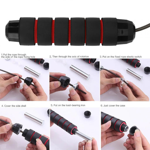 Cuerda para saltar, cuerda gruesa de acero para entrenamiento - Quierox - Tienda Online