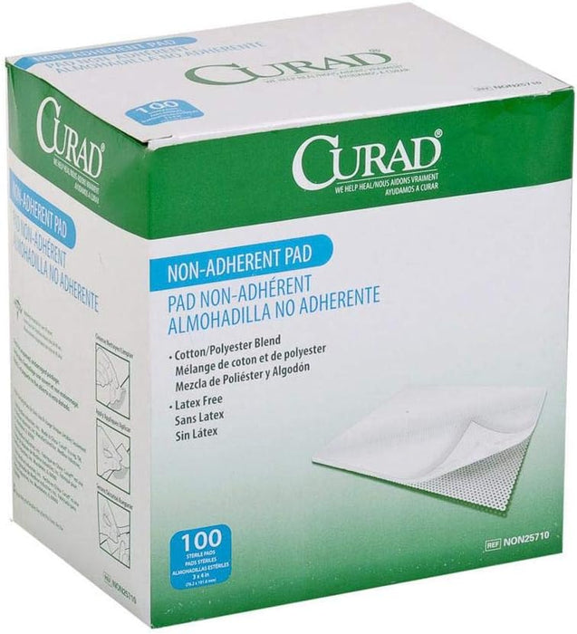 Curad - Apósitos estériles no adherentes, apósito suave para heridas - Quierox - Tienda Online
