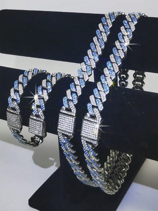 CVNANA - 1 collar de cadena gruesa unisex de 14 mm con tapa abatible, estilo hip - hop - Quierox - Tienda Online