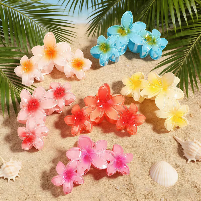 1pcs de pinza para el pelo de plumeria, accesorios para el pelo