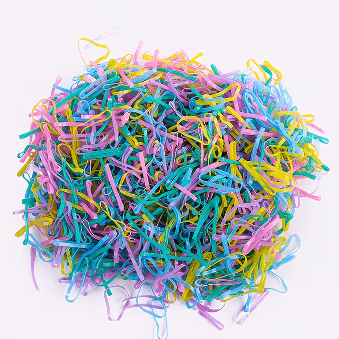 200 Cintas de Goma Desechables Coloridas