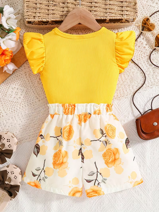 Un conjunto de verano fácil y cómodo para niñas
