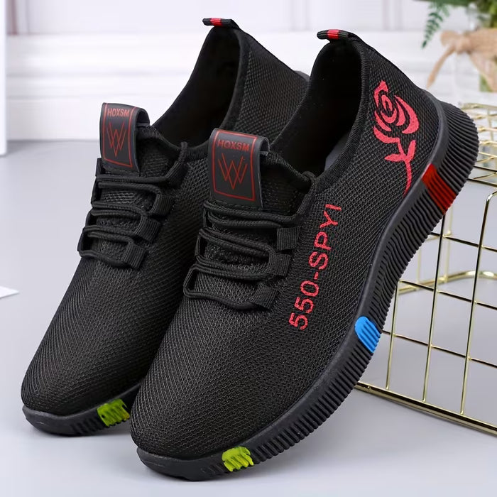Zapatillas de Mujer con Estampado de Rosas