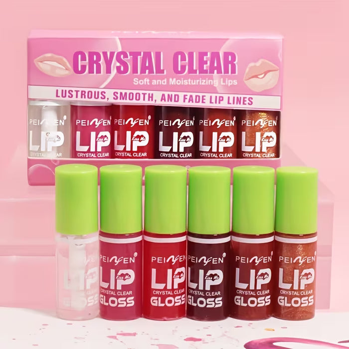 Gloss labial brillante humectante en 6 colores - Lápiz labial líquido