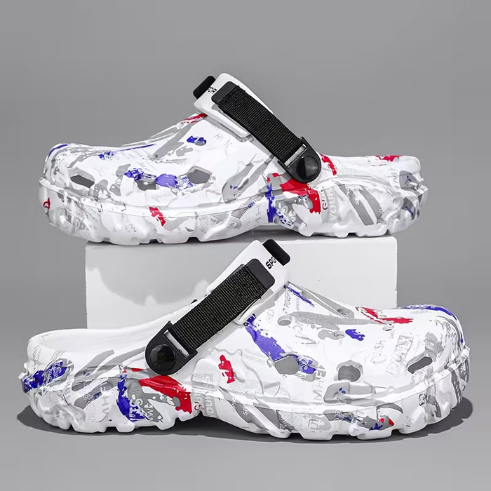 Zuecos para Hombres Talla Grande estampados