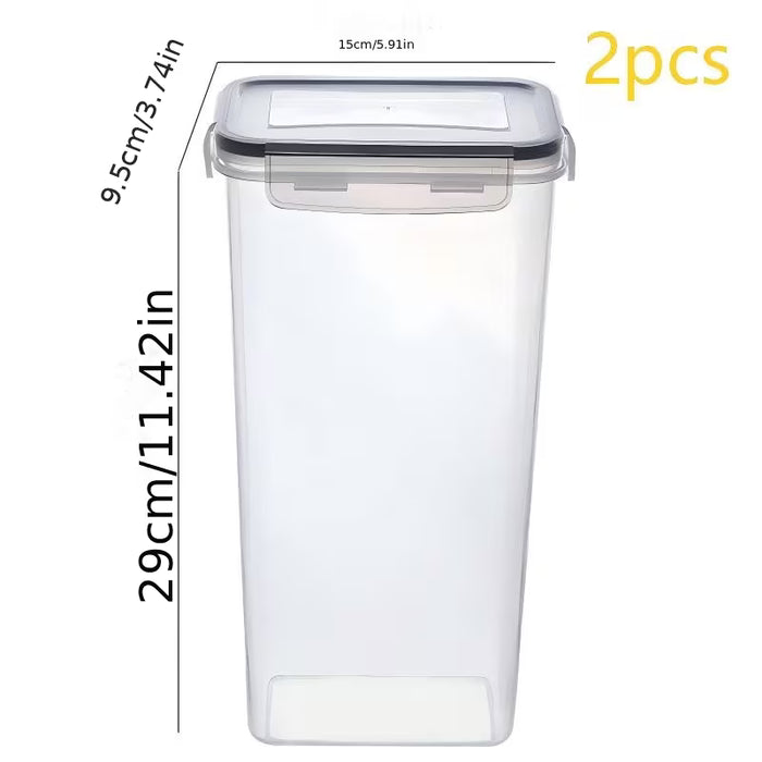 1pcs de Recipientes de almacenamiento herméticos de plástico para cocina