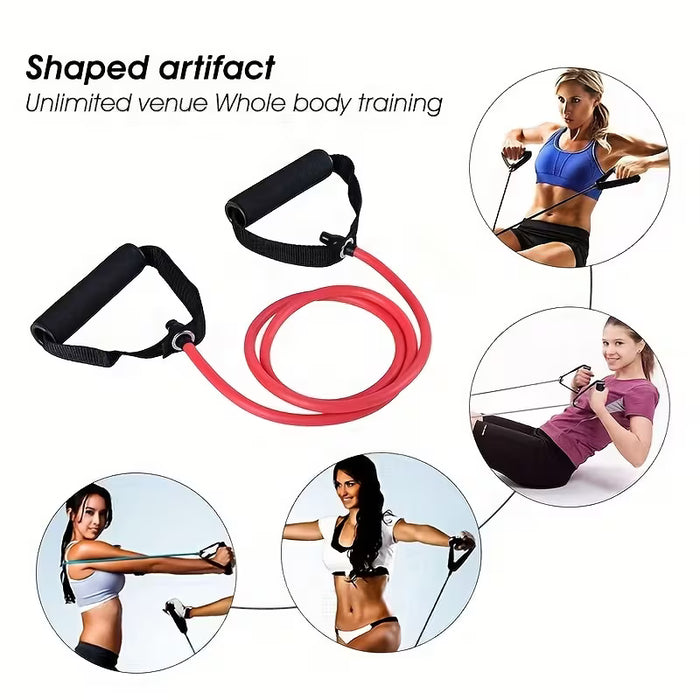 1pc Banda de Resistencia Premium TPE - Forma de U, Cuerda Elástica de Fitness