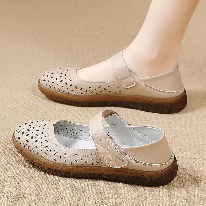 Zapatos Planos Transpirables con Diseño Calado