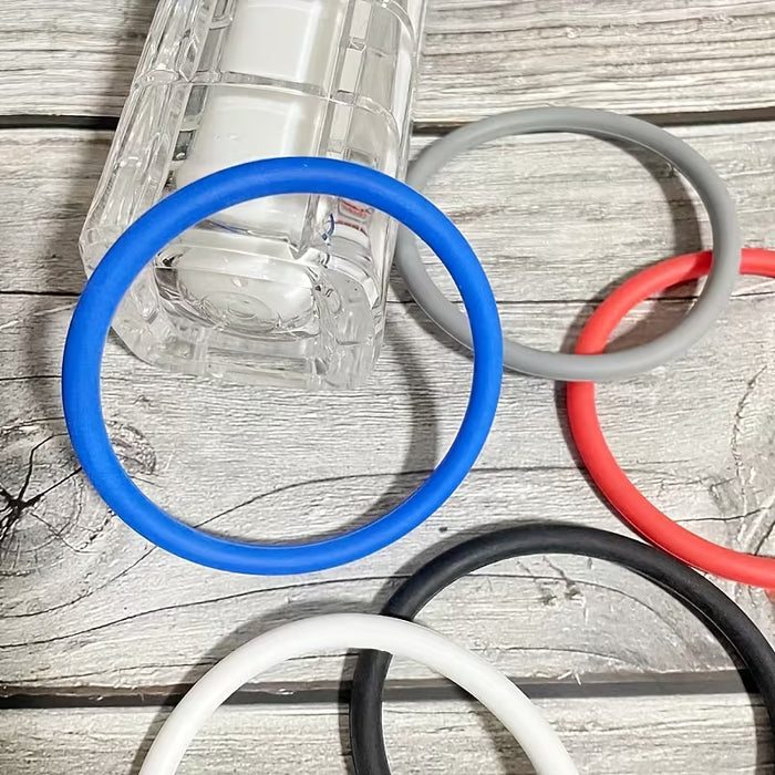 2 pulseras redondas grandes, brazaletes redondos sólidos