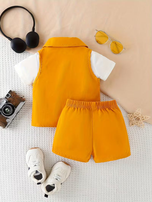 2pcs Conjunto de Estilo Urbano para Bebés y Niños Pequeño
