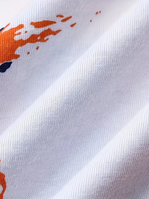 Conjunto de Camiseta y Shorts Casuales Estampados para Niños