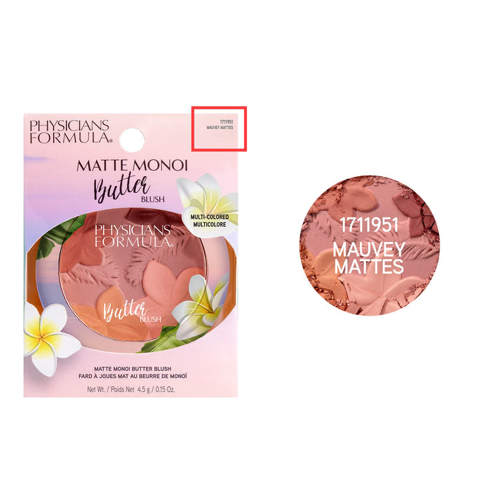 Physicians Formula Colorete mate Monoi Butter Blush tono Mauvy Mattes
