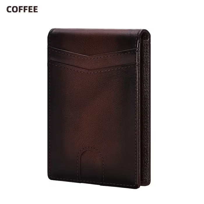 Cartera de Cuero Genuino para Hombre